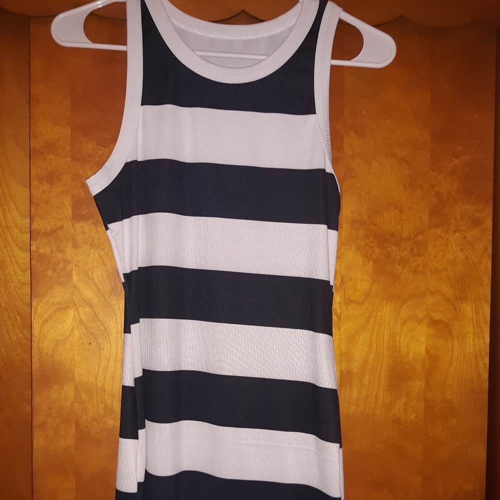 Bodycon- navy/white